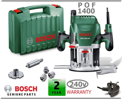 new £128.97 Bosch POF1400ACE Router Fixings & Carry Case 060326C870 3165140451697