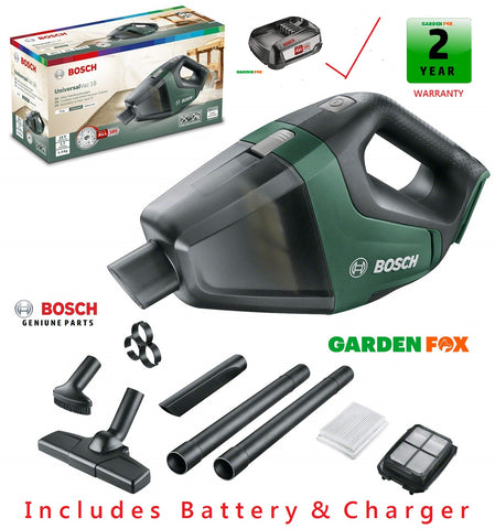 new £113.77 INCLUDES Battery & Charger Bosch UniversalVAC 18 Vacuum 06033B9100 3165140941303