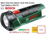 new £33.97 Bosch PLi 10,8 /12 Li TORCH BARE TOOL 06039A1000 3165140730600