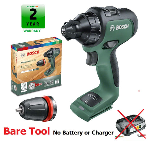 New £76.97 BARE-TOOL Bosch Advanced DRILL18 Cordless DRILL DRIVER 06039B5004 4053423203714