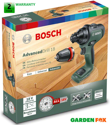 New £76.97 BARE-TOOL Bosch Advanced DRILL18 Cordless DRILL DRIVER 06039B5004 4053423203714