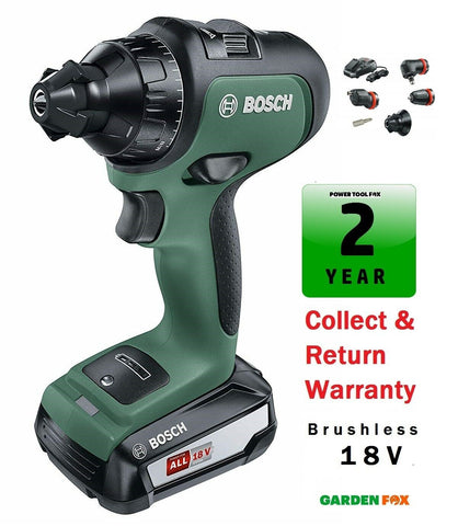 New 159.97 Bosch Advanced DRILL 18 2.5AH 18V 3 Attachments