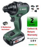 SALE PRICE £175.97 Bosch Advanced DRILL18 2 x Batteries 3xExtras 06039B5073 4053423203776