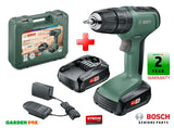new £94.97 Bosch Universal IMPACT 18V Cordless Drill  2 Batteries  06039C8171 4053423216004