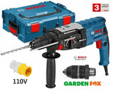 New £179.97 -110V- Bosch GBH2-28F SDS+ R.Hammer DRILL Chuck L-Boxx 061126661 3165140843676