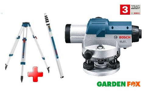 new £339.97 Bosch PRO GOL20D Optical LEVEL + BT160 Tripod GR500 Level Rod 061599404R 3165140609142