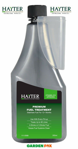 new £18.97 HAYTER FUEL TREATMENT to Keep Petrol Fresh 111-9366 9310317999012