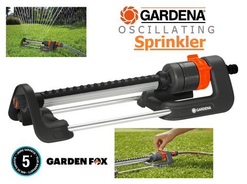 new £42.97 - GARDENA Oscillating SPRINKLER Aqua M 250 SQM 18702-20 4078500048019