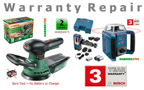 WARRANTY Repair Request BOSCH - see details below on how it works