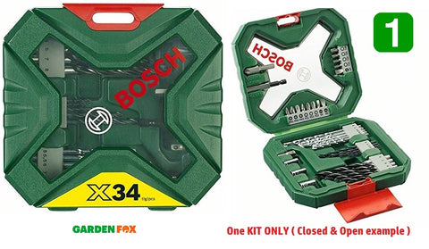 New £23.17 Bosch DIY 34 Piece X Line SCREWDRIVER SET 2607010608 3165140563147