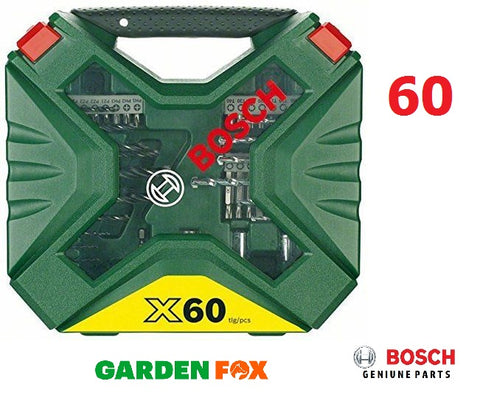 new £29.97 Bosch DIY X 60Bit SCREWDRIVER/DRILL SET 2607010611 3165140563178
