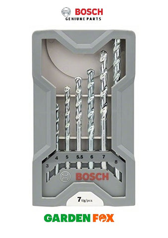 new £24.97 Bosch XPro Stone Drill Bit Set Impact 7 Bits 2607017035 3165140557368