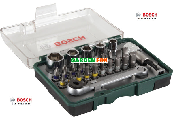 New 23.67 Bosch RATCHET Screwdriving SET 27 Piece 2607017160 3165140659208
