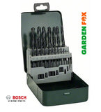 New £24.97 BOSCH HSS-R Twist DRILLS c/w 19 Bits 2607019435 3165140415538