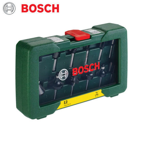 new £49.97 Bosch DIY 12BIT TC Router Set POF1200 POF1400 2607019465 3165140415835