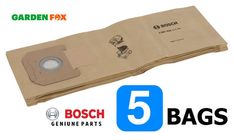 new £21.97 Bosch GAS35 Dust Extractor 5 PAPER FILTER BAGS 2607432035 3165140713580