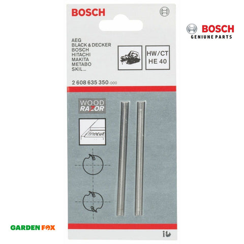 new £14.27 Bosch Planer BLADES Tungsten Carbide Woodrazor 2608635350 3165140200639