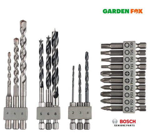 new £32.97 Bosch UNEO-SDS Quick Drill & Driver 19 Bit Set 2609256989 3165140602945