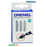 new £17.97 Dremel 9924 Engraver Tips ( 3 Pack ) 26159924JA 8710364039692