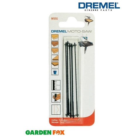 New £14.97 Dremel MS51 Wood/Plastic Moto Saw Blades ( 5 Pack ) 2615MS51JA 8710364062829