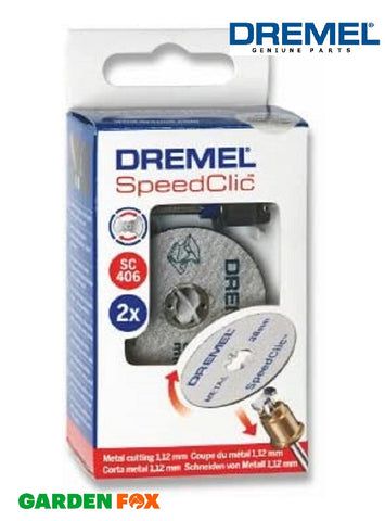 New £19.97 Dremel SC406 EZ SpeedClic Starter Cutting Wheels Kit 2615S406JC 8710364042814