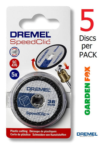 new £18.97 DREMEL SC476 - Cutting Wheels for Plastic 5 Pack - 2615S476JB - 8710364042852