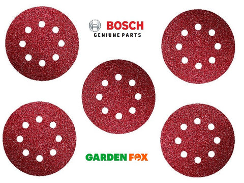 new BOSCH Set (5) Sanding Sheets P40 Orbital Sander 2609256A22 3165140614382