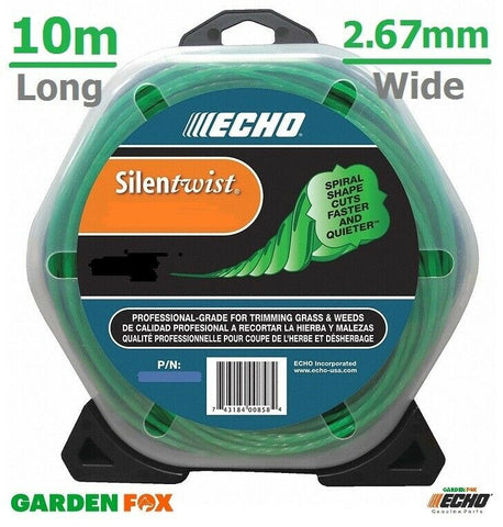 new Echo SilentTWIST STRIMMER CORD 10M 2.67mm Wide 320105061