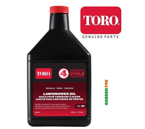 £15.97 Genuine - Toro Premium Lawnmower OIL SAE30 38916 590ML 021038389165