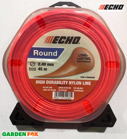 New £18.97 Genuine ECHO Round Line STRIMMER CORD 45Metres 2.4mm Thickness 4934110702881