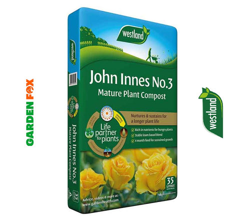 CLICK & DELIVER - Local Delivery ONLY -Westland John Innes No 3 - 35 Litres BAG-Purchase as many Bags as required. 10300058 5023377007552 Westland WB