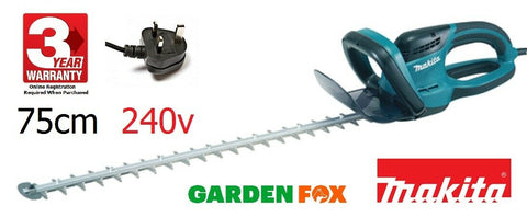 new £172.97 MAKITA UH7580 Mains Electric 240V 75cm HEDGECUTTER UH7580 0088381095808 HEC