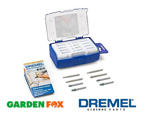 new £21.97 Dremel Glass Engraving 8 Piece Set 2615C682JA 8710364080748