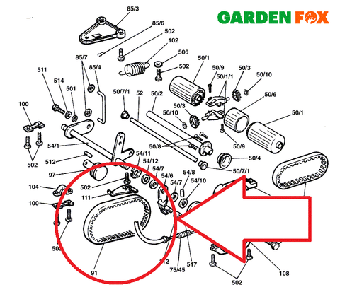 New £29.97 Atco Viscount 19 19SE Primary DRIVE BELT (EnginePTO to Tensioner) F016L37510 738