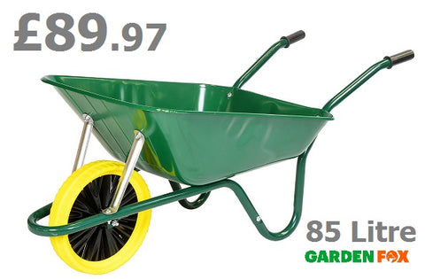 new £89.97 Walsall 85 Litre Galvanised Builders WHEELBARROW Puncture Proof BDURGVPP 5036610001354 WB