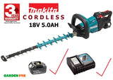 new £335.97 MAKITA LXT BL 5.0AH 18V Cordless HEDGECUTTER 60cm (24") DUH601RT 0088381858380 HEC