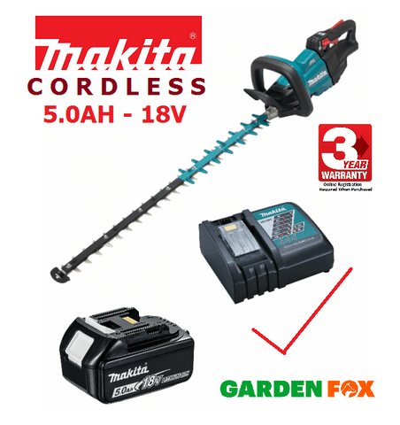 new £369.97 *** Click & Collect *** MAKITA LXT BL 5.0AH 18V Cordless HEDGECUTTER 75cm (29.5") DUH751Z 0088381873673 HEC
