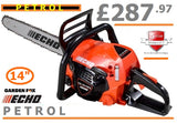 SALE PRICE £287.97 ECHO CS3510ES 14" Petrol Chainsaw - 5-Year Warranty - ECHOCS3510ES-14" CS