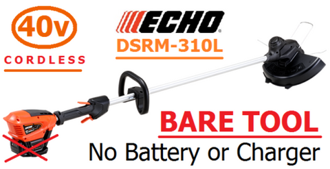 new £138.97 - BARE TOOL - ECHO DSRM-310L 40V Cordless Strimmer - 4934110780001