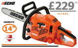 new £229.97 Echo CS310ES 14" Petrol Chainsaw - 5-Year Warranty - ECHOCS310ES CS