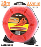 new ECHO CrossFIRE STRIMMER CORD 28M 3.0mm Wide 306120051 4934110703154
