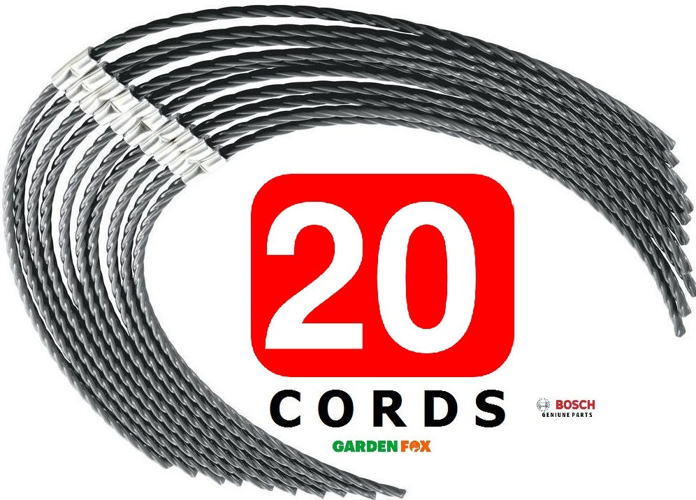 20 Pezzi Fili Decespugliatore Bosch AFS 23-37 - 37cm X 3.5mm | Ricambi Originali - Foto 6