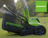SALE PRICE £299.97 GreenWORKS 40V Cordless Lawn Scarifier & Dethatcher 6952909061078 with Battery LA