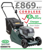 SALE best PRICE - £869.97* - *CLICK & COLLECT or visit & purchase in store ** new Hayter Harrier 41 16" PUSH Rear Roller MOWER 60V 6.0AH Code 373A - CORDLESS ( Battery ) LA £869.97 H23