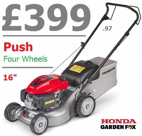 new £399.97 *CLICK & COLLECT or purchase in store* new HONDA 16" Four Wheeled Petrol Lawnmower Petrol LA £379.97