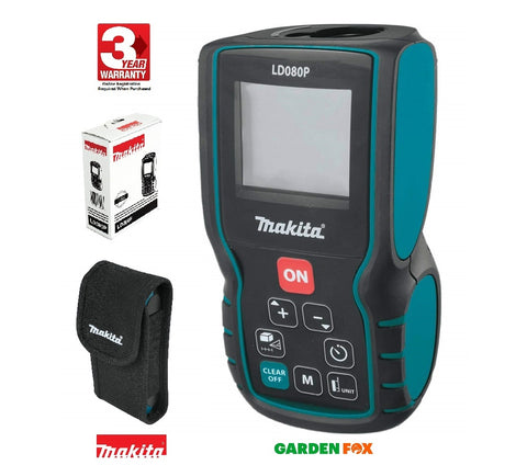 new (£149.14 + VAT)  Makita LD080PI - Laser Distance Measurer - LD080PI - 0088381635158 MT