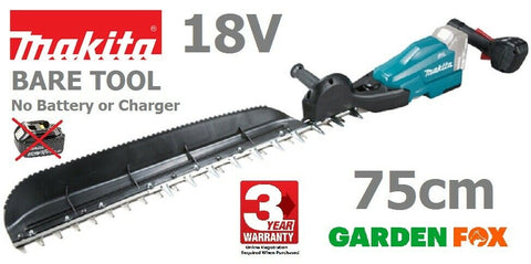 new best price 312.97 Bare Tool MAKITA LXT 75cm 18V Cordless Hedgecutter DUH754SZ 0088381893848 HEC