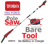 new £209.97 BARE TOOL TORO Flex-FORCE 60V Chainsaw - POLE SAW - 51847T 9310317983622