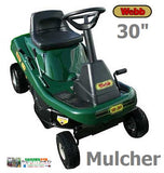 new £1849.97(-5%)* - *Click & Collect/Buy in store for Local Delivery* - new WEBB 12530 30" Key Start Ride On Mower 30" Mulcher CUT Manual Transmission LA RO