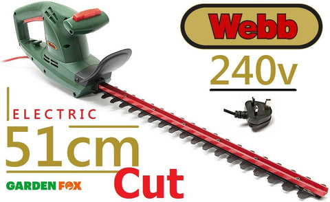 new £54.97 WEBB HT500 240v 500w Electric Hedgecutter 51cm Blade WEEHT500 5055661901703 HEC